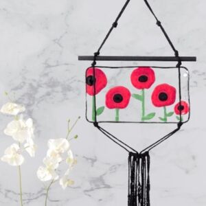 Vibrant Red Poppies Floral Art